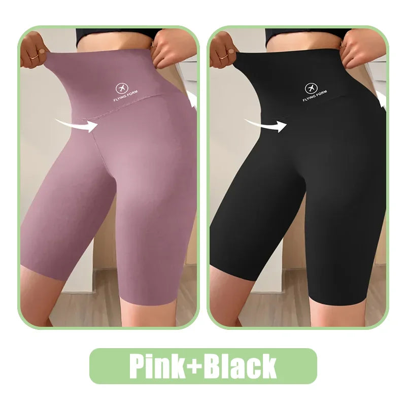 M-XL Women Shorts Sports Shorts For Women New Cycling Jogging Fitness High Waist Push Up Gym shorts Leggings Yoga Clothing