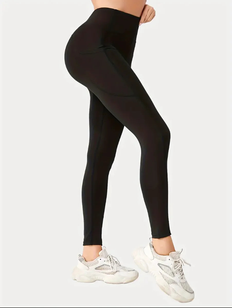 Pocket Yoga ,High Waist And Hip Lifting , Sports And Fitness Women's Leggings, Directly Sold By Manufacturers