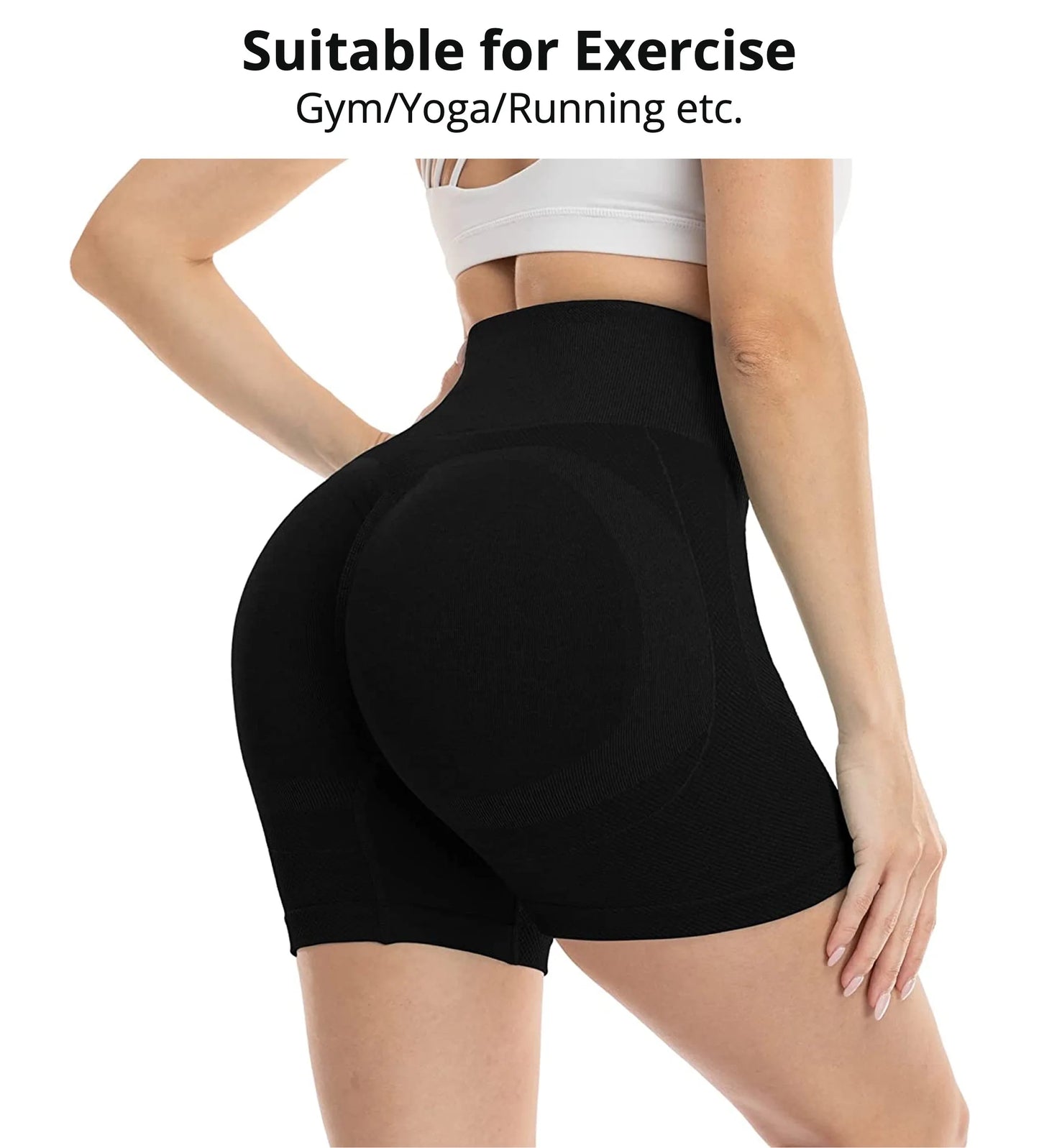 Fitness Gym Wear, Seamless Sports Leggings for Women, Pants Tights, High Waist Workout Shorts